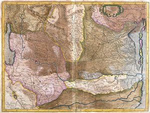 Vérone, Vicence et Padoue, Italie (gravure) - Gerardus Mercator