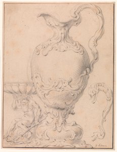 Projet de vase, de salière et de poignée - Gerbrand van den Eeckhout