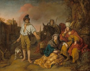 Le Lévite à Guibea - Gerbrand van den Eeckhout