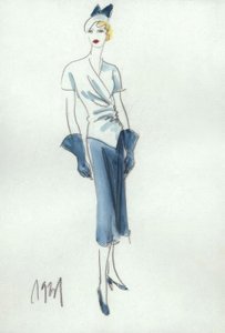 Mode féminine 1931, jupe et blouse - Gerd Hartung