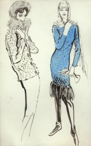 Costume et robe à franges / G. Hartung