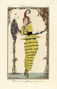 Femme en robe d