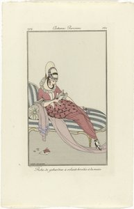 Journal des Dames et des Modes, Costumes Parisiens : Robe de gabardin - Gerda Wegener
