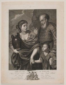 Abraham et Hagar - Gerhard Ludvig Lahde