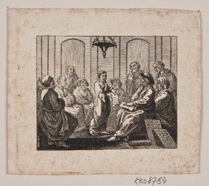 Christ au temple - Gerhard Ludvig Lahde