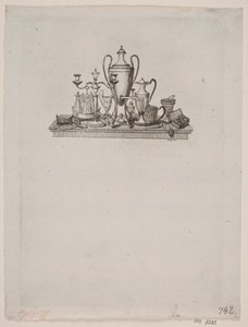 Nature morte avec objets en argent - Gerhard Ludvig Lahde