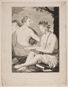 Terpsichore et Calliope - Gerhard Ludvig Lahde