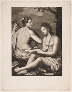 Terpsichore et Calliope - Gerhard Ludvig Lahde