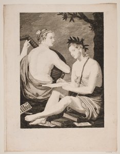 Terpsichore et Calliope - Gerhard Ludvig Lahde