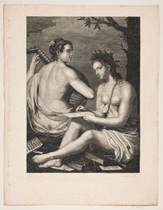 Terpsichore et Calliope - Gerhard Ludvig Lahde