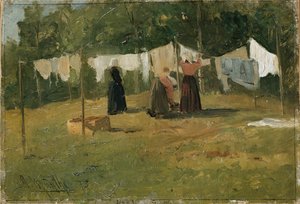 Vêtements séchant - Gerhard Peter Frantz Vilhelm Munthe