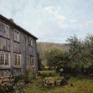Dans le jardin - Gerhard Peter Frantz Vilhelm Munthe