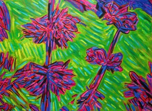Fleurs imaginaires abstraites, 2021