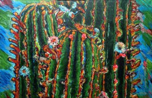 Cactus en fleurs - Gerhardt Isringhaus