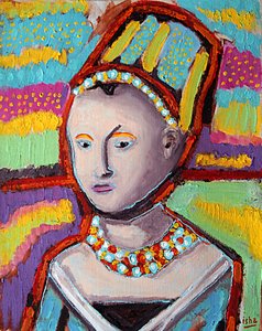 Portrait de jeune fille d