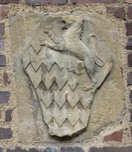 Blason de la famille Rucellai, vers 1450-80 - Geri da workshop of Settignano