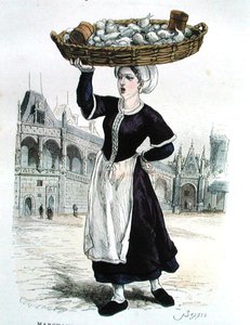 Vendeur de légumes au XVIe siècle - Gerlier (after)