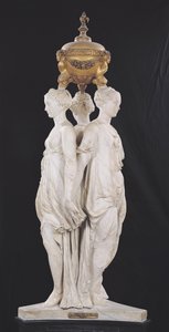 Les Trois Grâces, monument funéraire avec le cœur d