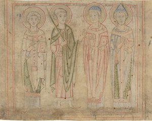 Saints Cyprien, Vit, Étienne et Corneille - German 12th Century