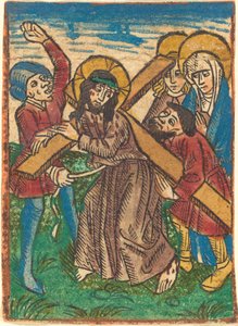 Le Christ portant la croix - German 15th Century