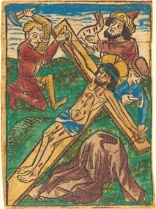 Christ cloué à la croix - German 15th Century