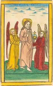Christ en tant que Salvator Mundi - German 15th Century