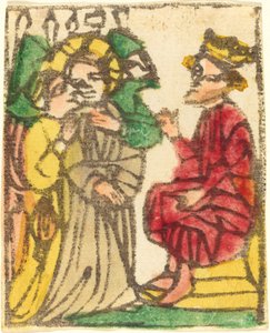 Le Christ devant Hérode - German 15th Century