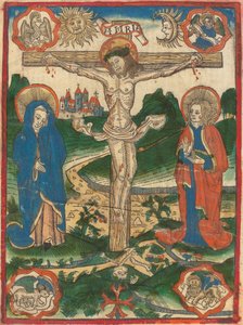 Le Christ en croix - German 15th Century