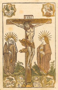 Christ en croix - German 15th Century