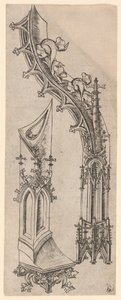 Lettre Gothique "d" - German 15th Century