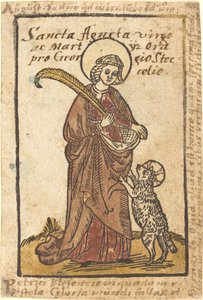 Sainte Agnès - German 15th Century