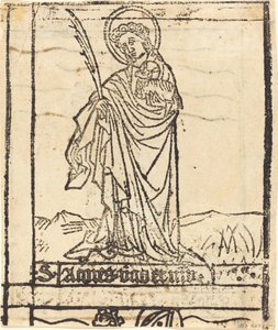 Sainte Agnès - German 15th Century