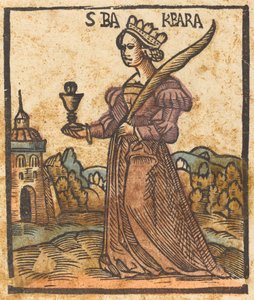 Sainte Barbe - German 15th Century