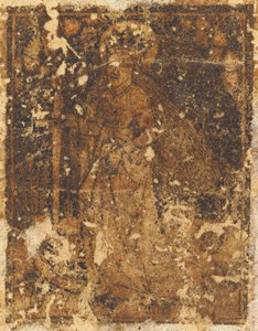 Sainte Catherine (verso) - German 15th Century