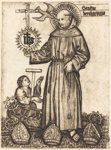 Saint Bernardin - German 15th Century