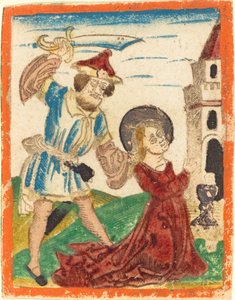 Le martyre de Sainte Barbe - German 15th Century