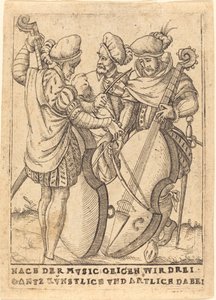 Nach der Mvsic: Geigen wir drei gantz Kvnstlice vnd artliche dabei - German 16th Century