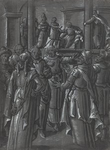 Le grand prêtre devant Pilate - German 16th Century