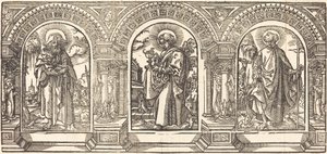 Christ et ses disciples III - German 16th Century after Martin Schongauer