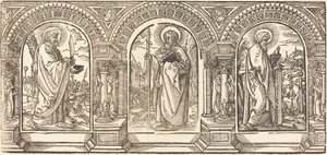 Christ et ses disciples I - German 16th Century after Martin Schongauer