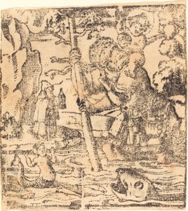 Saint Christophe - German 16th or 19th Century