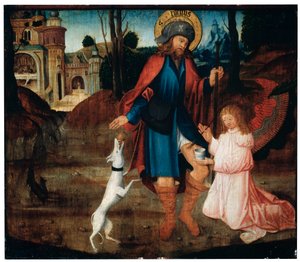 La guérison de Saint Roch, fin du 15ème siècle - German Master