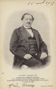 Baron de Flotow, compositeur allemand (1812-1883) (photo n/b) - German Photographer