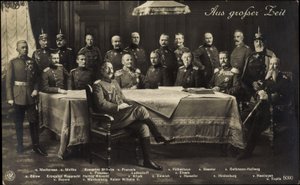 Collage, Wilhelm 1 et 2, Bülow, Hindenburg et plus