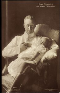 Prince héritier Friedrich Wilhelm avec sa fille, Liersch 7518 - German Photographer