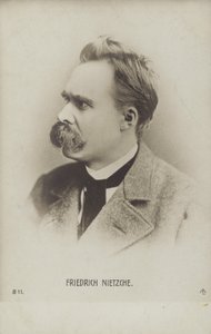 Friedrich Nietzche (1844-1900), philosophe et écrivain allemand (photo n/b) - German Photographer
