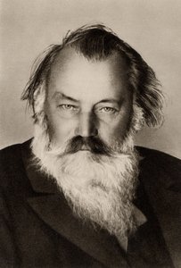 Johannes Brahms (1833-1897) (photo n/b) - German Photographer