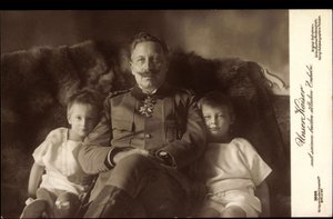 Kaiser Wilhelm II, deux fils aînés, Liersch 3686