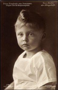Prince Frédéric de Prusse, Portrait, Liersch 7181 - German Photographer