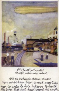 Un Zeppelin allemand! - German School